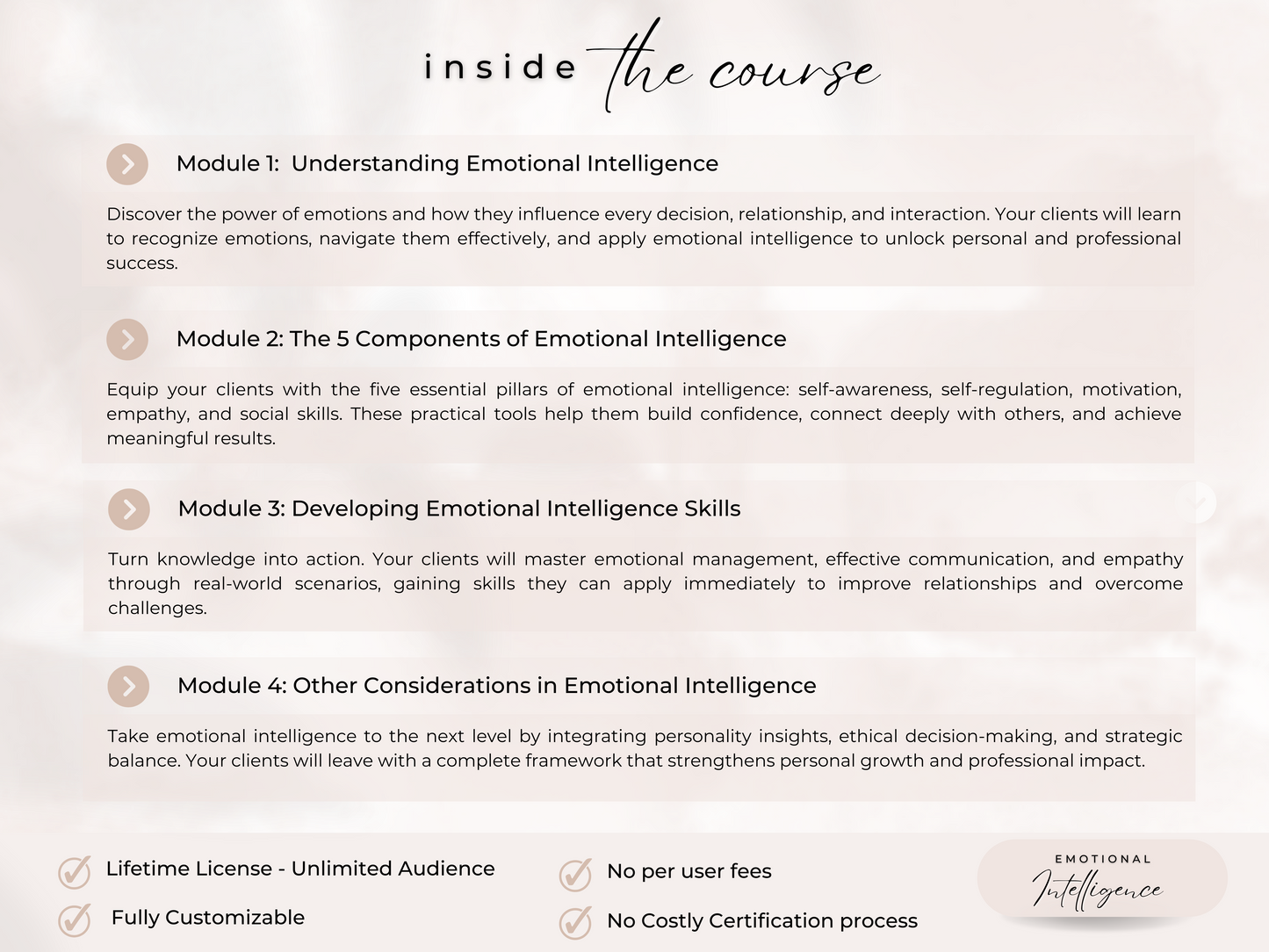 Emotional Intelligence PLR Course