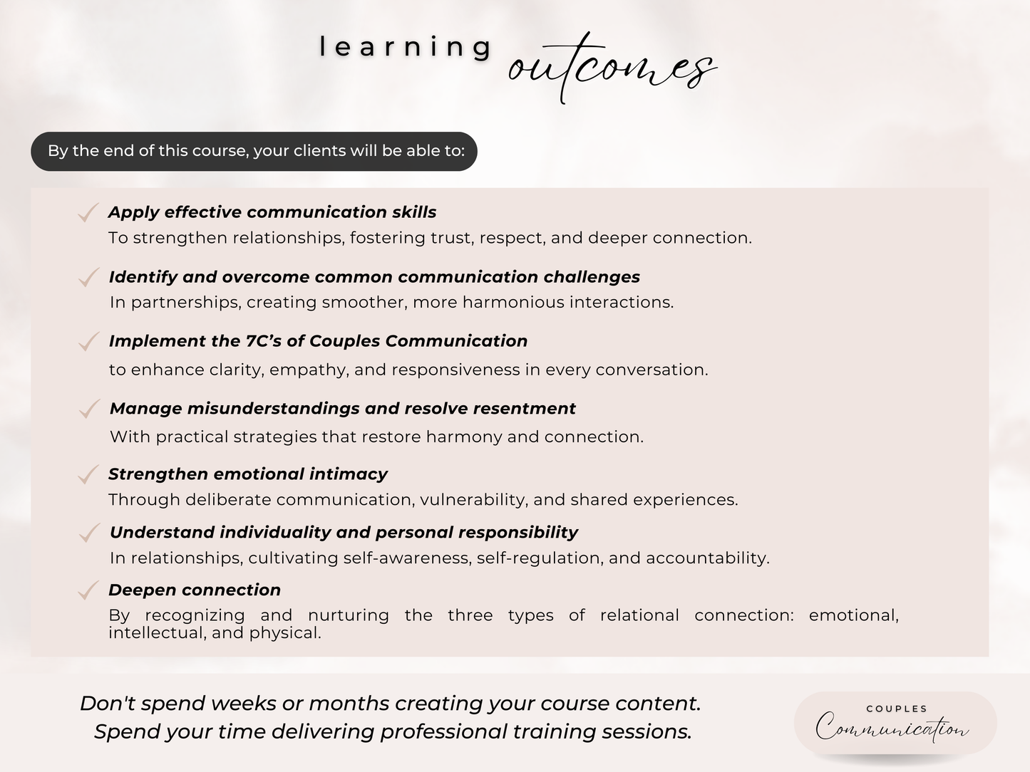 Couples Communication PLR Course