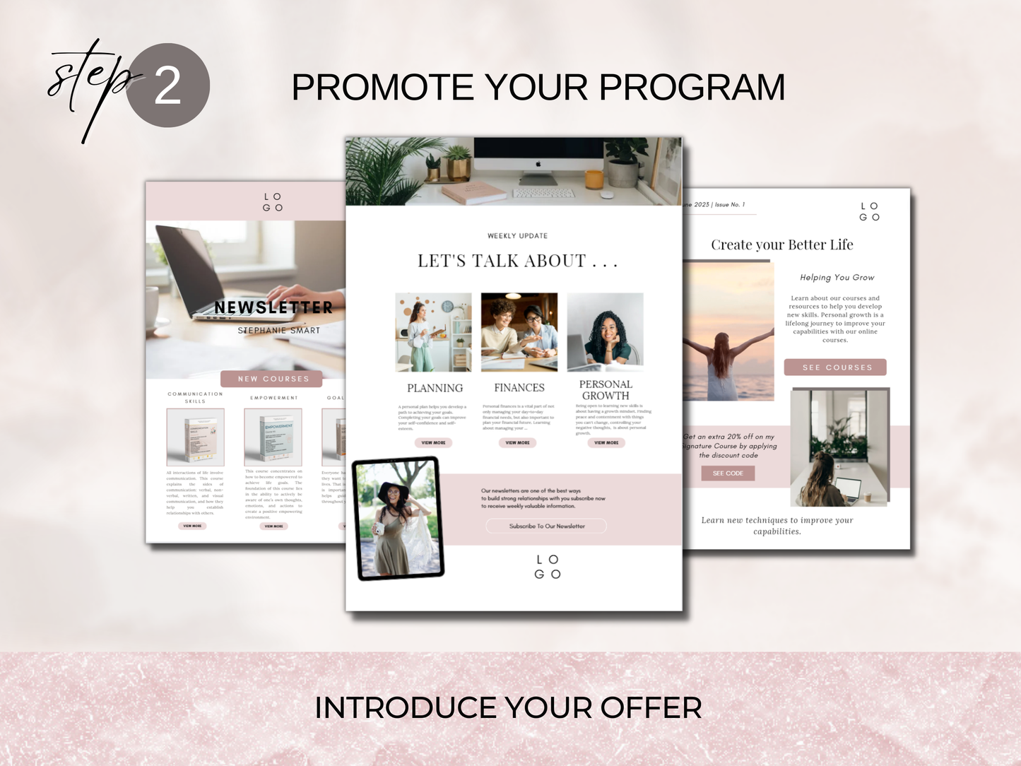 Email Newsletter Templates - Rosie
