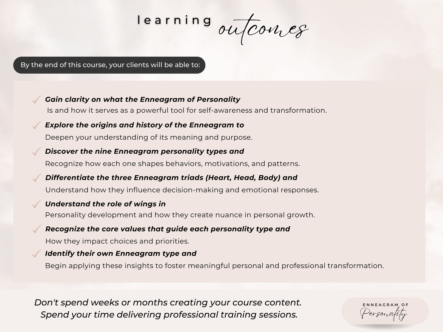 Enneagram of Personality PLR Course
