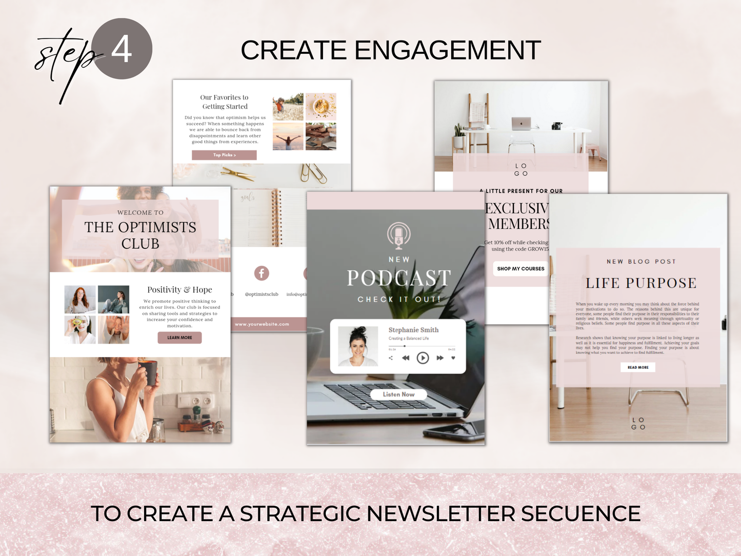 Email Newsletter Templates - Rosie