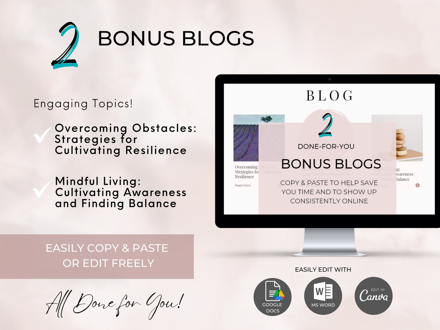 One Year of Blogs - 52 PLR Blogs