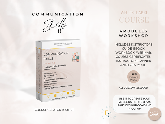 Communication Skills PLR Course