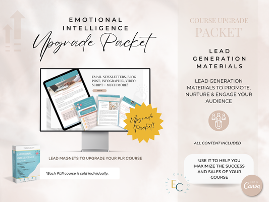 Upgrade Packet Emotional Intelligence PLR Course