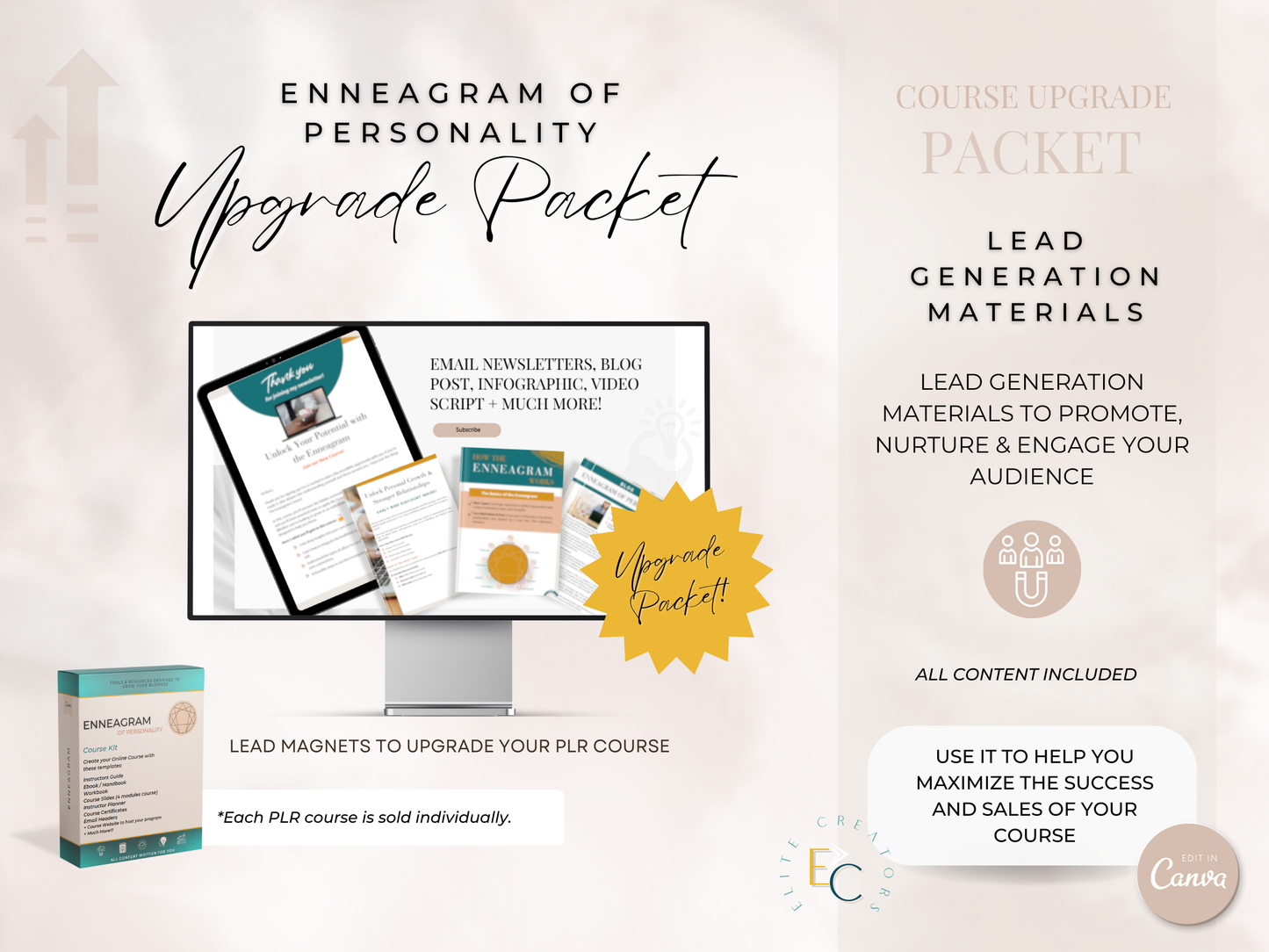 Upgrade Packet Enneagram of Personality PLR Course