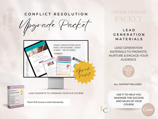 Upgrade Packet Conflict Resolution PLR Course