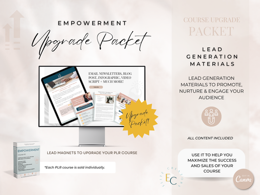 Upgrade Packet Empowerment PLR Course