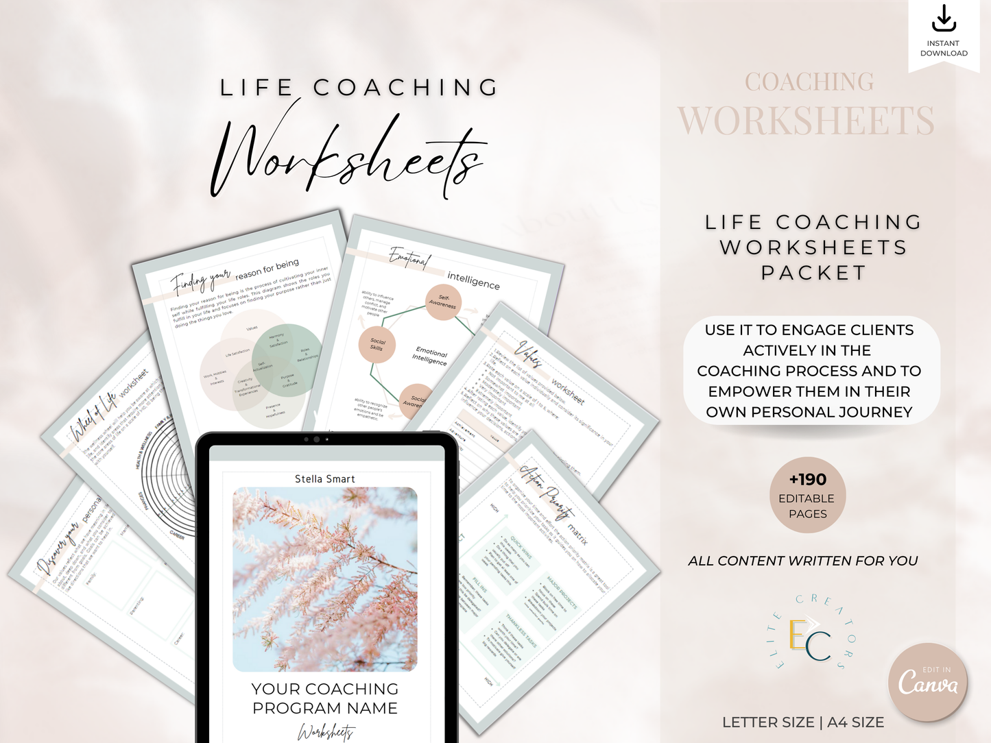 Life Coaching Worksheets