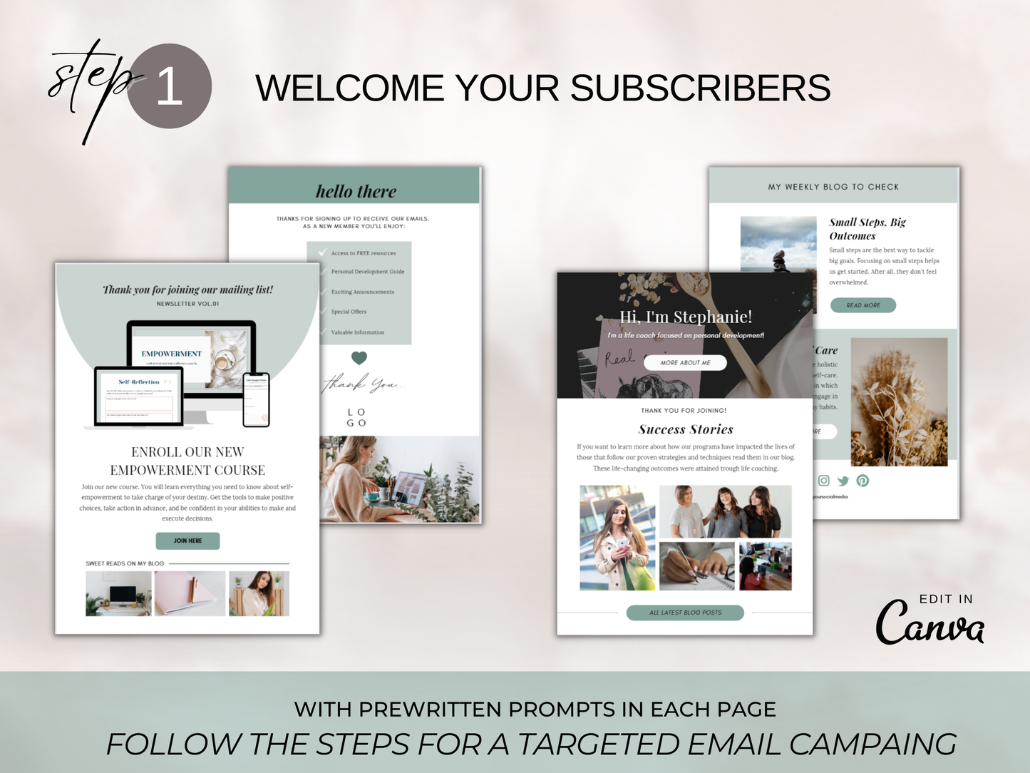 Email Newsletter Templates - Emerald