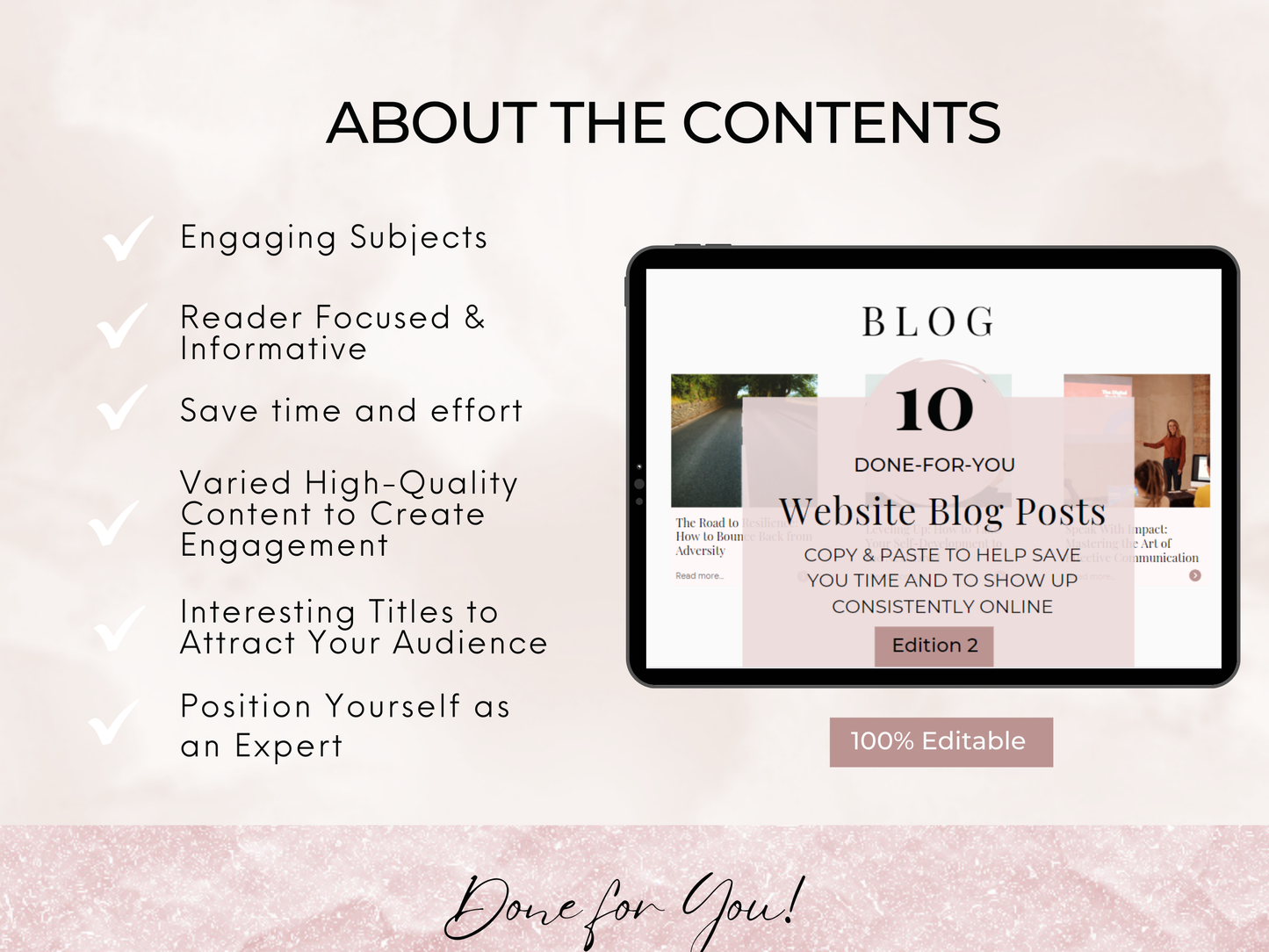 Edition 2 - PLR Blog Posts