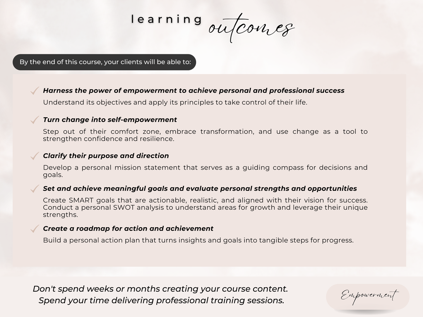 Empowerment PLR Course