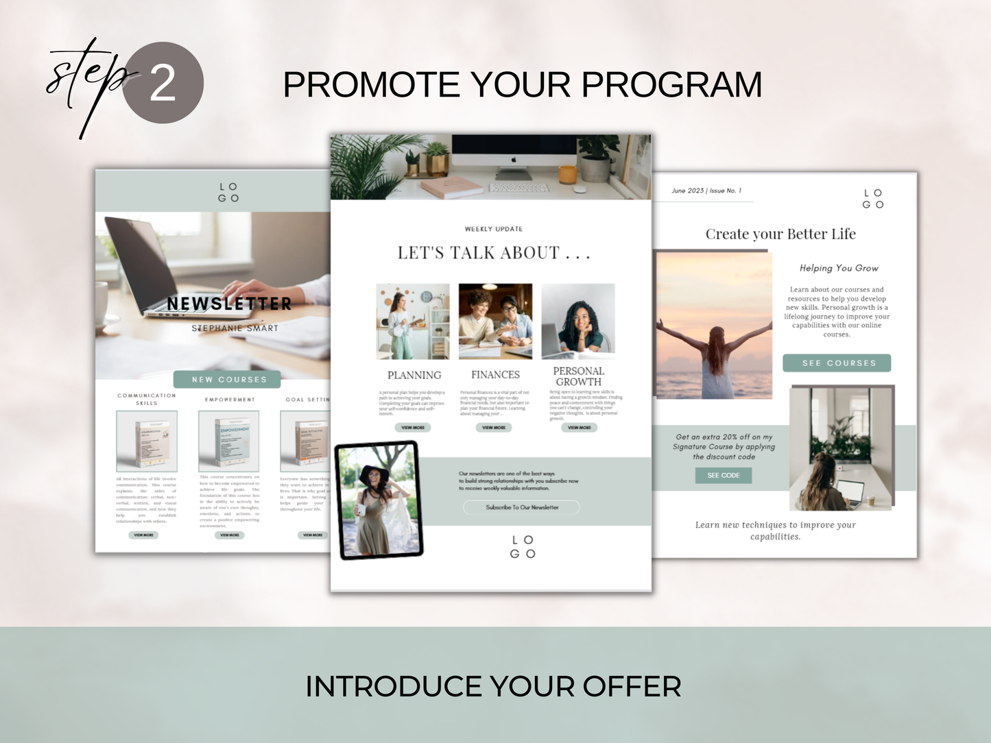 Email Newsletter Templates - Emerald