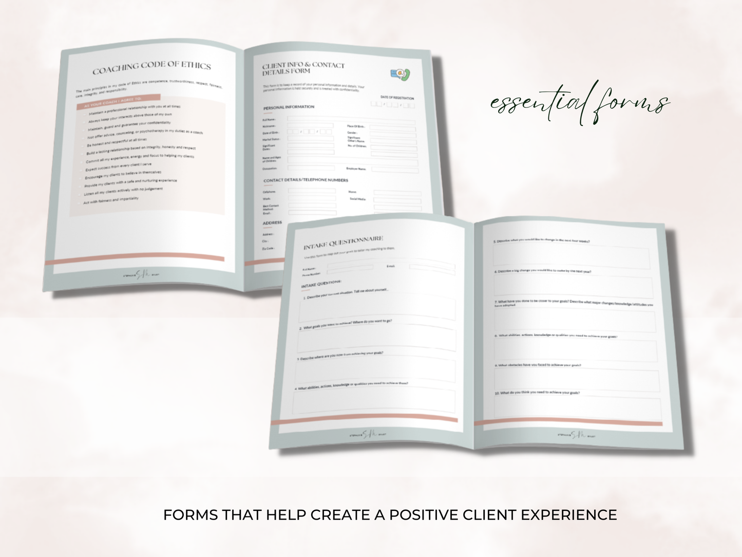 Client Intake Forms Workbook