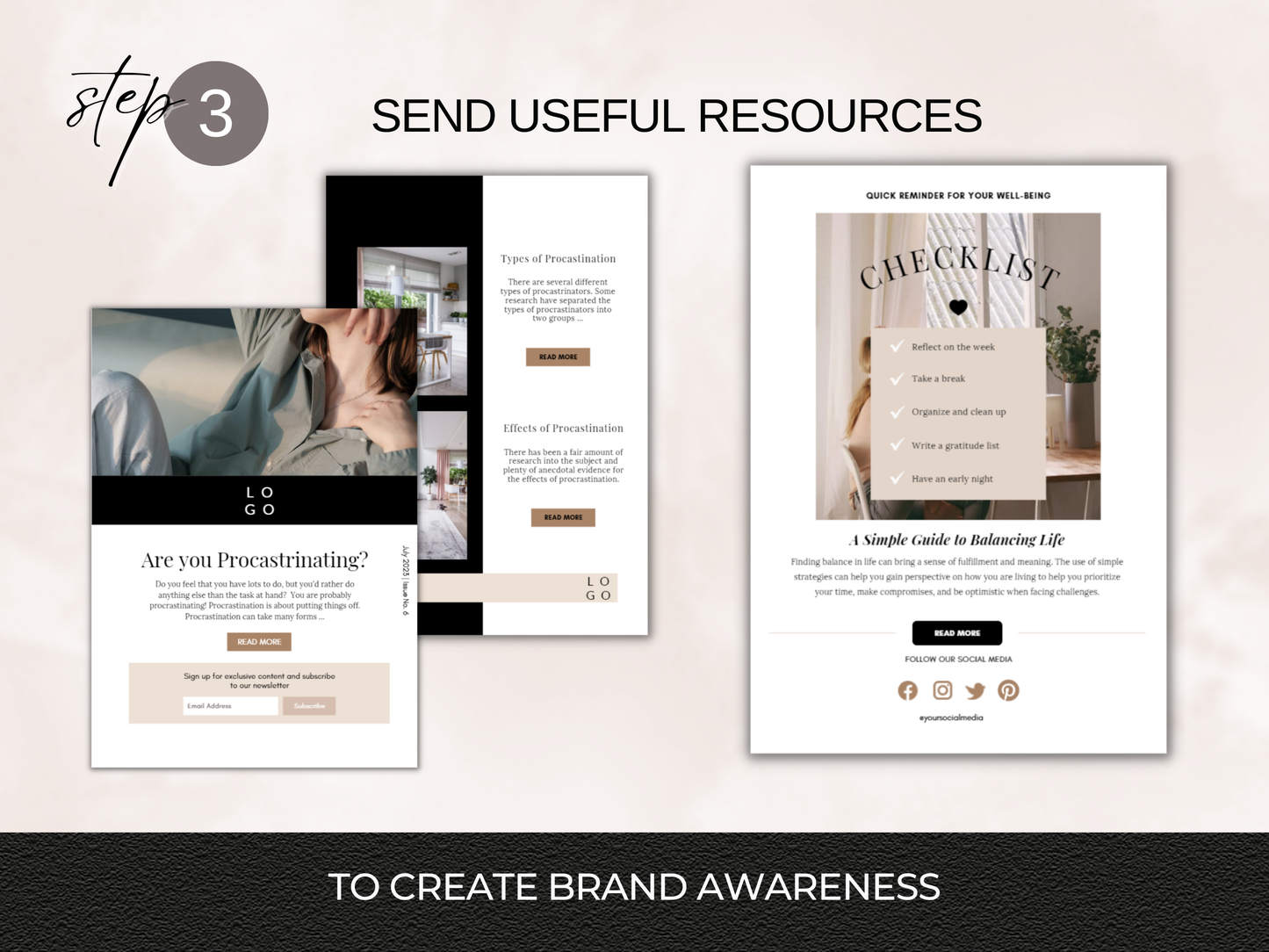 Email Newsletter Templates - Modern