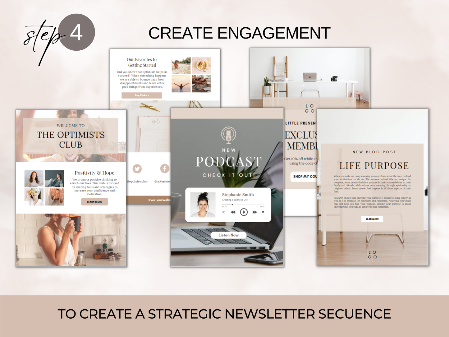 Email Newsletter Templates - Neutral