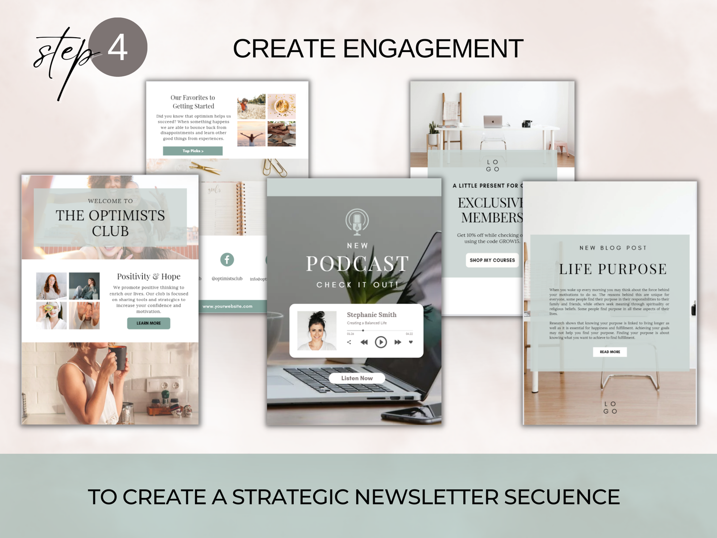 Email Newsletter Templates - Emerald